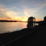 Ohio River at sunset