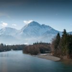 Lake-Mountain vista